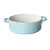Import Ceramic bowl with tow handle ,OEM designs logos tableware stoneware printed serving bowls from China