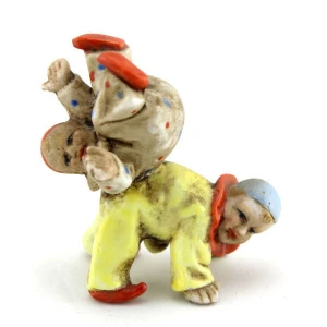 ceramic children figurine for promotion giftware , hand-painted colorful