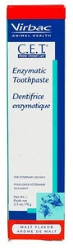 CET Virbac Enzymatic Dog & Cat Toothpaste 2.5 oz (70 g) Control Plaque & Tartar