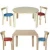 Import Cheap Kids Furniture For Children Study Table And Chair Set (1 pc of table + 2 pcs of chairs) from China