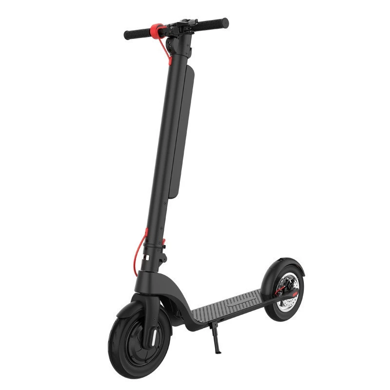 Cheap light weight 8.5inch 350w 36v 10ah battery two wheeler foldable electric foot kick e scooter