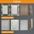 Import Cheap Price Modern Ordinary Frameless Vanity Wall Mounted Double Layers Pink Bathroom Mirror With Shelves from China