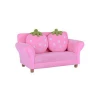 Children couch sofa With Strawberry Pillow