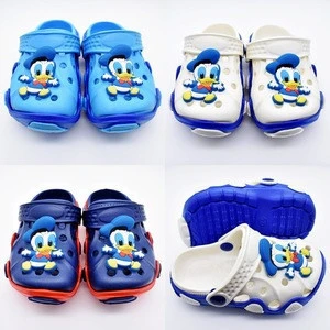 Children Shoes Kids Shoes Cute Cartoon Donald Duck Clogs