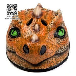 Children&#39;s bicycle roller skating protection anti-fall safety riding helmet equipment animal dinosaur helmet for sale