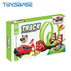 Childrens Special Educational Track Set Toys Pull Back Diecast Car