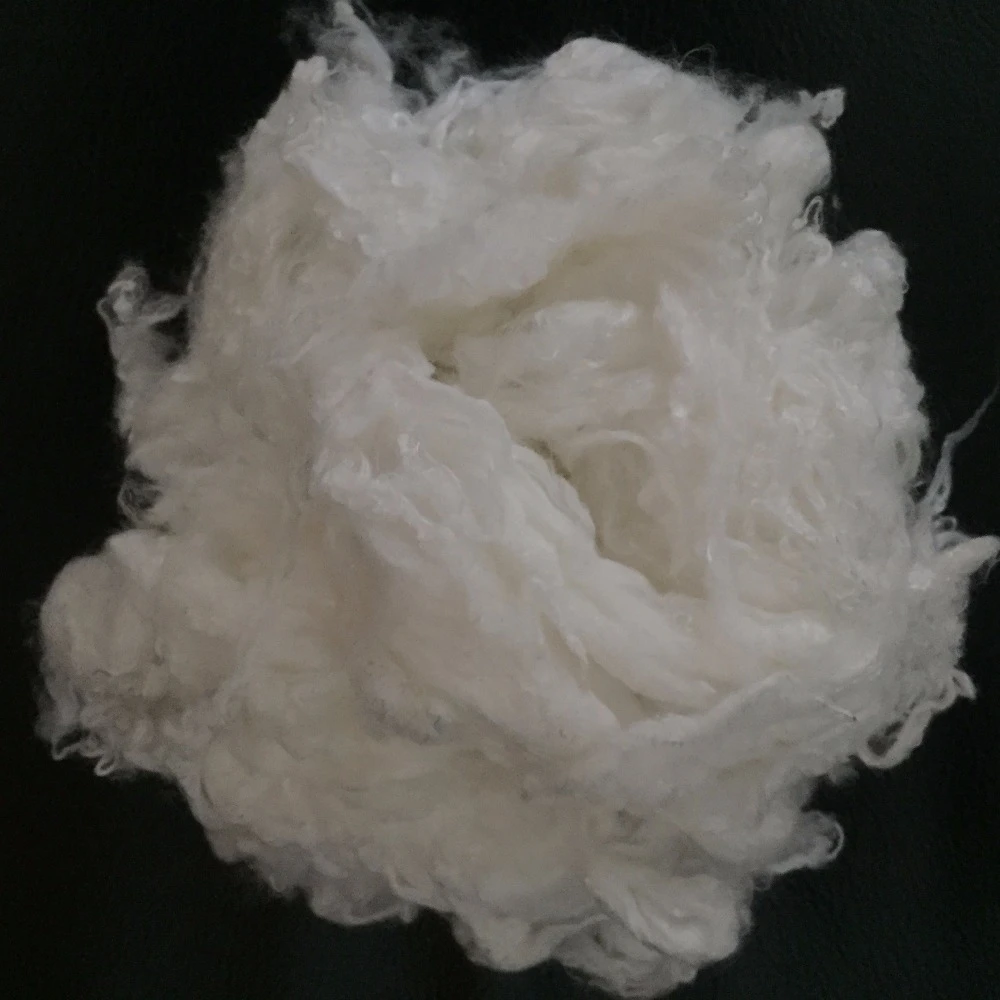 China export 1.2d*38mm bright raw white viscose fiber for spinning viscose yarn for Underwear and t-shirt