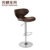 china factory buy living room kitchen  pub Chrome bar stools for breakfast with counter height for sale