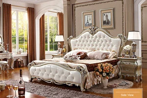 China factory hot selling classical luxury antique bedroom furniture sets