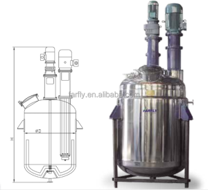 China Farfly FS2000 homogenizer mixing reactor for agrochemical pesticide
