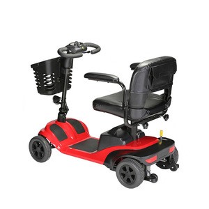China Health and Medical High Strength Aluminum Reclining Foldable Electric Mobility Scooter for Adults Elderly