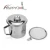 Import China hot sale  Eco Brava Stainless steel bacon grease container with strainer oil filter mug from China