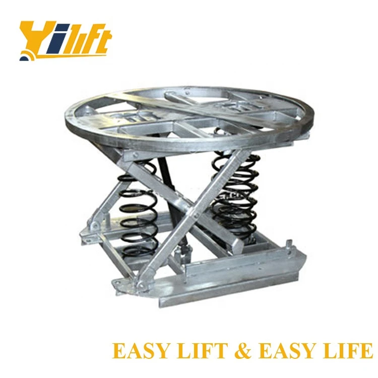 China Manufacturer Cheap Spring Activated Stationary Lift Table