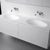 China manufacturer custom used l shaped prefab double sink bathroom vanity tops