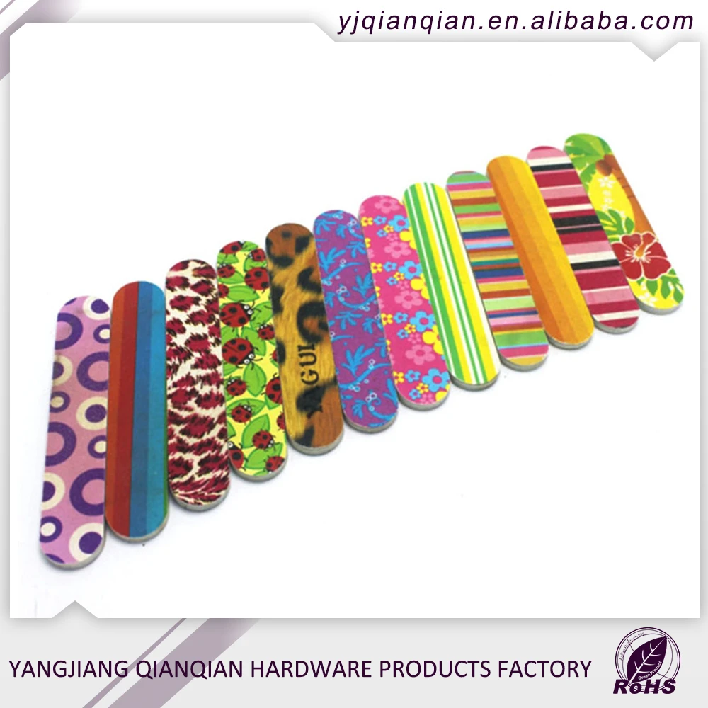 China manufacturer supply wholesale double sandpaper nail file