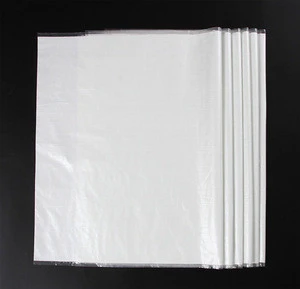 China pp woven bags manufacturer PP woven bag plain white rice/corn sack 50kg 55X100cm PP woven rice bag