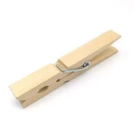 China supplier 10cm big natural birch wooden clothes pegs wood clothespin wood clotrhes clips in high quality