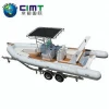 China supplier 7.6m 16 Persons Inflatable RIB Boat / Yacht For Sale