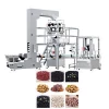 China Supplier Automatic Can Bottle Weighing Candy Granule Coffee Grain Nuts Filling Packing Machine