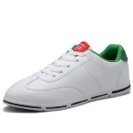 China wholesale new style fashion men casual shoes PU leather white skateboard casual shoes