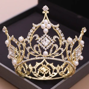 Circular Princess Crown Wedding Tiara Accessory