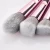 Import Classical pink handle 10pcs professional brush set makeup from China