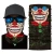 Import Clown Face Shield 3d bandana Tube Neck Gaiter Mask Polyester Seamless Bandana from China