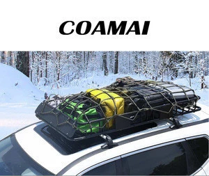 Coamai Car roof rack Black Car Top Luggage Holder with extension for SUV car