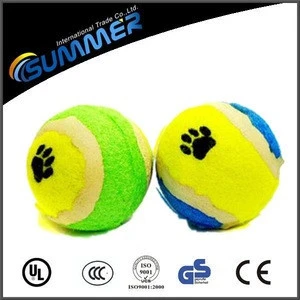 Colored 2.5inch pets tennis ball for fun
