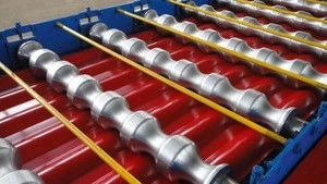 colored 828 glazed metal roof tile roll forming machine