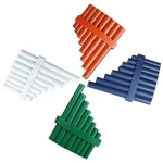 Colorful Musical Instrument Pan Flute Bamboo Light 8 Pipes G Key Wind Instrument beginner Panpipes Flauta