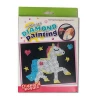 Colorful plastic diamond Painting Sticker DIY  craft toyand educational toy With Resin Horse