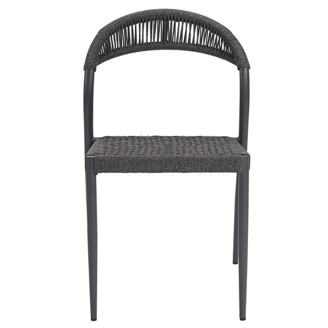 Commercial Cheap Aluminum Stack-able Dining Cafe Set Chinese Design Bar Hotel Armrest Outdoor Furniture Restaurant Chair
