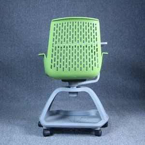 Contemporary Style Swivel School University Node Chair With Tablet