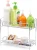 Import convenient multi-layer kitchen bathroom square household vegetable removable  stainless steel storage basket shelf rack from China