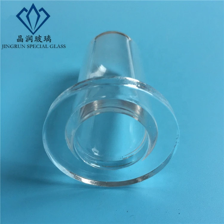Costom precision instruments quartz glass tube with porous filter disc