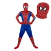 Costume Red Spider Man Halloween Costumes For Kids Superhero Capes Anime Cosplay Carnival Costume Baby Gift