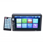 CP-2012001  factory supply 12V dual ingot car card truck MP5 dual ingot  Full Touch Screen car MP5 player