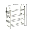 Creative stainless steel shoe rack assembly simple multi-layer anti-dust dormitory economic shoe cabinet