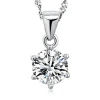 cross border 2.0ct necklace 5 rows new 18k white glod trending concert lab diamond necklace