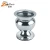 Import cup shaped sofa feet oem durable beautiful stripes quality well chrome metal iron sofa legs sofa fittings for furniture from China