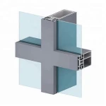 Curtain wall aluminum profile, aluminum curtain wall system, aluminum curtain wall profile