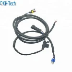 Custom Amp connector for auto wire harness assembly