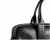 Import custom business men foam embossed logo black genuine leather brief case laptop bag from China
