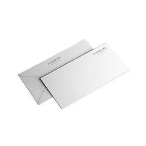 Custom Cheap Simple White Paper Envelope Printing For Greeting Cards