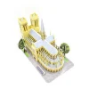 Custom design oem early educational toy 3D puzzle and castle construction puzzle