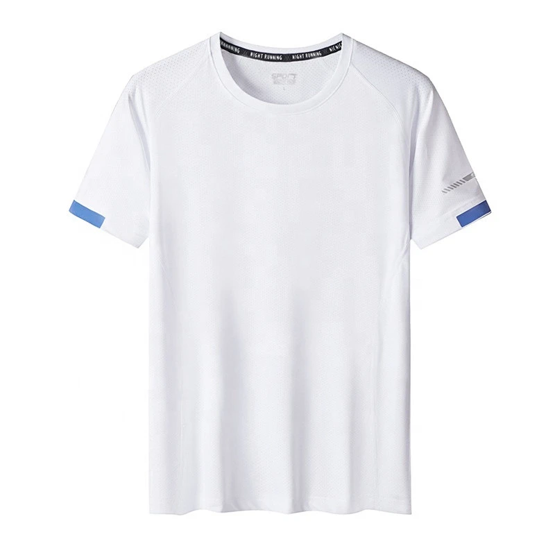 ACTIVE-DRY Plain Cotton Touch Breathable Polyester Sports Tee T-Shirt Tshirt