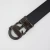 Import custom designer metal automatic buckle studded leather belts for men from China