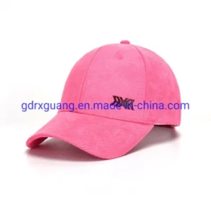 Custom Embroidered Logo Suede Sun Sports Caps Hats