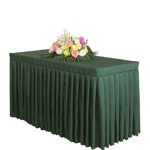 Custom Exhibition Conference Event Table Cloth Rectangular Table Cover Table Skirt